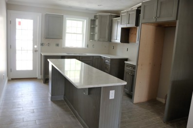Unit 2 Gray Kitchen with driftwood ceramic tile